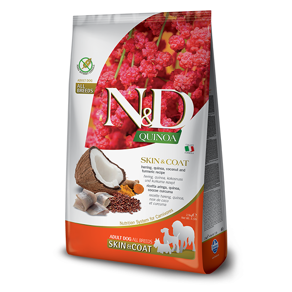 N&D QUINOA TAHILSIZ ÖRDEK, BROKOLİ & KUŞKONMAZ KISIRLAŞTIRILMIŞ YETİŞKİN MEDIUM MAXI 2,5kg